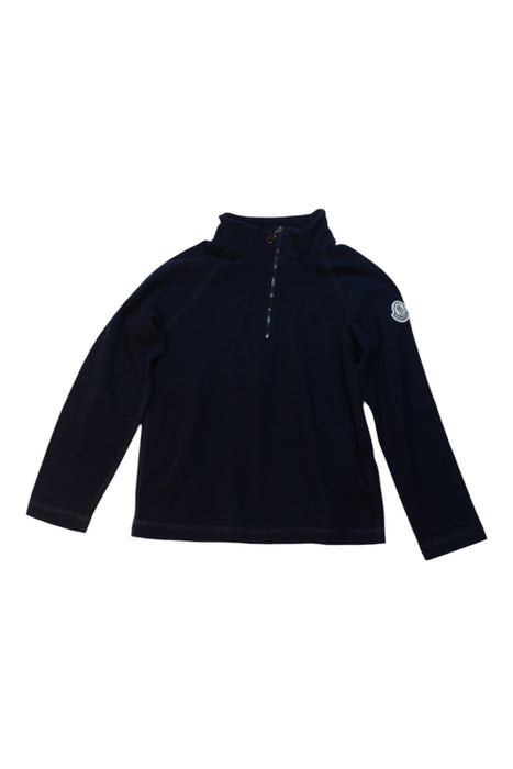 A Blue Long Sleeve Tops from Moncler in size 8Y for boy. (Front View)