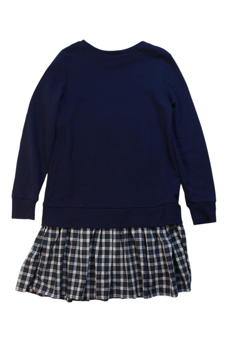 A Blue Sweater Dresses from Polo Ralph Lauren in size 8Y for girl. (Back View)