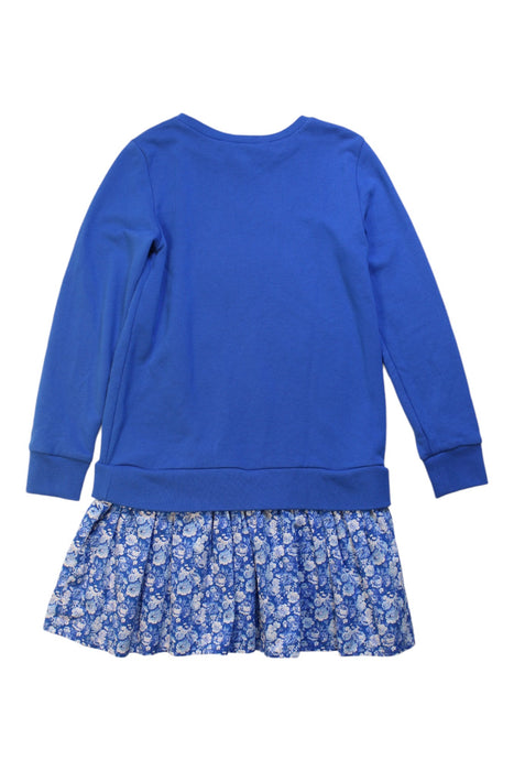 A Blue Sweater Dresses from Polo Ralph Lauren in size 8Y for girl. (Back View)