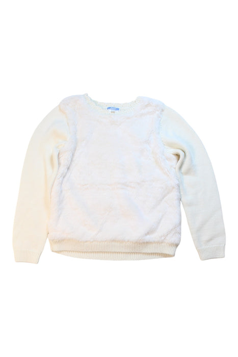 A White Knit Sweaters from Jacadi in size 8Y for neutral. (Front View)