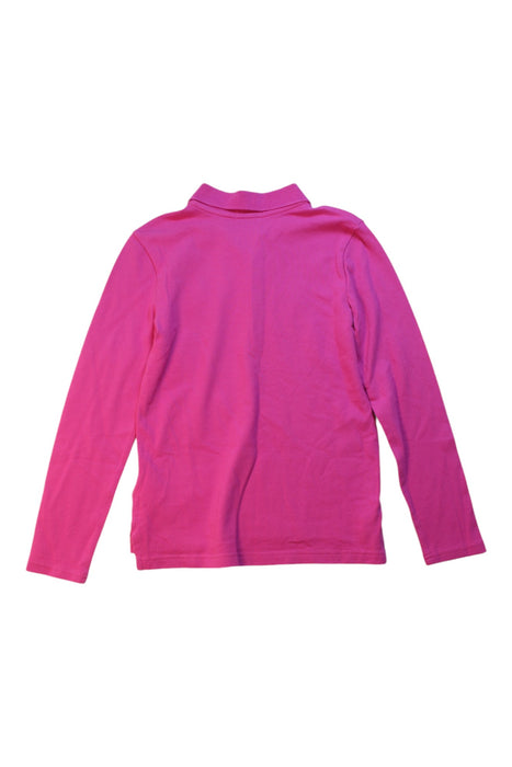 A Pink Long Sleeve Polos from Polo Ralph Lauren in size 8Y for boy. (Back View)