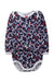 A Purple Long Sleeve Bodysuits from Petit Bateau in size 6-12M for girl. (Front View)