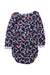 A Purple Long Sleeve Bodysuits from Petit Bateau in size 6-12M for girl. (Back View)