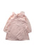 A Pink Long Sleeve Dresses from Velveteen in size 12-18M for girl. (Back View)