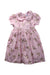 A Pink Short Sleeve Dresses from Rachel Riley in size 2T for girl. (Front View)