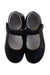 A Black Flats from Rossano in size 3T for girl. (Back View)