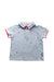 A Blue Short Sleeve Polos from Jacadi in size 4T for boy. (Front View)