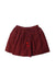 A Burgundy Short Skirts from Lulaland in size 4T for girl. (Front View)