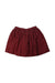 A Burgundy Short Skirts from Lulaland in size 4T for girl. (Back View)