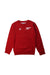 A Red Crewneck Sweatshirts from Adidas in size 9Y for boy. (Front View)