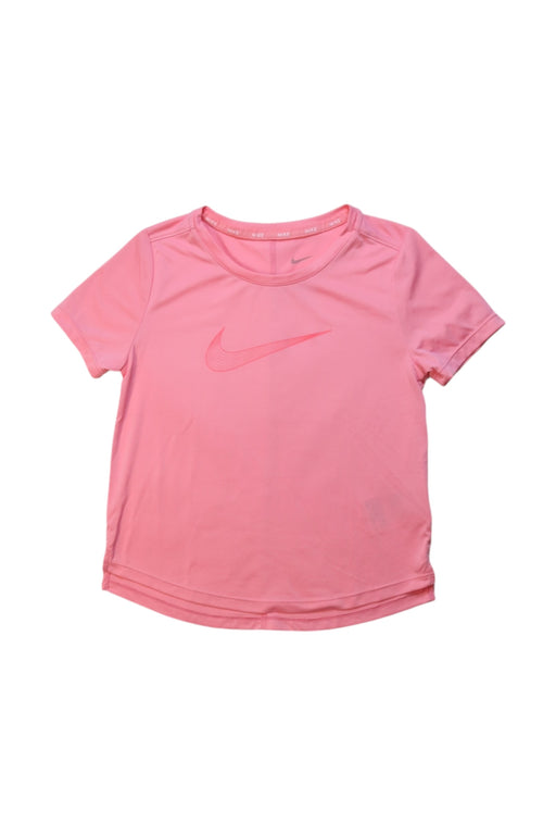 A Pink Active Tops from Nike in size 7Y for girl. (Front View)