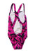 A Pink Swimsuits from Speedo in size 5T for girl. (Back View)