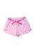 A Pink Active Shorts from Under Armour in size 8Y for girl. (Front View)