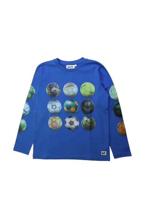 A Multicolour Long Sleeve T Shirts from Molo in size 10Y for boy. (Front View)