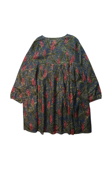 A Multicolour Long Sleeve Dresses from Louise Misha in size 6T for girl. (Back View)