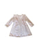 A Pink Long Sleeve Dresses from Chloe in size 12-18M for girl. (Back View)