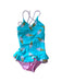 A Blue Swimsuits from Platypus in size 4T for girl. (Front View)