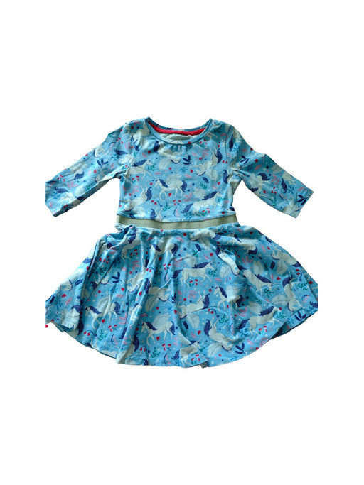 A Blue Long Sleeve Dresses from Boden in size 3T for girl. (Front View)