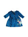 A Blue Long Sleeve Dresses from Jojo Maman Bébé in size 2T for girl. (Front View)