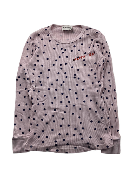 A Pink Long Sleeve T Shirts from Bobo Choses in size 6T for neutral. (Front View)