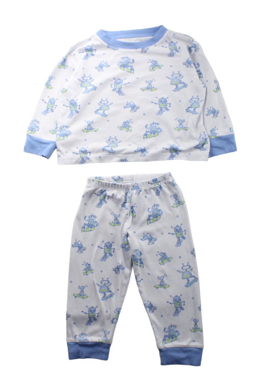 A Blue Pyjama Sets from Kissy Kissy in size 2T for boy. (Front View)