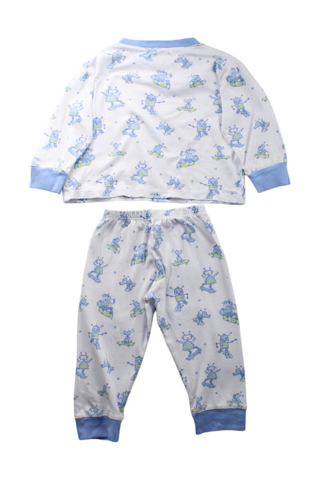 A Blue Pyjama Sets from Kissy Kissy in size 2T for boy. (Back View)