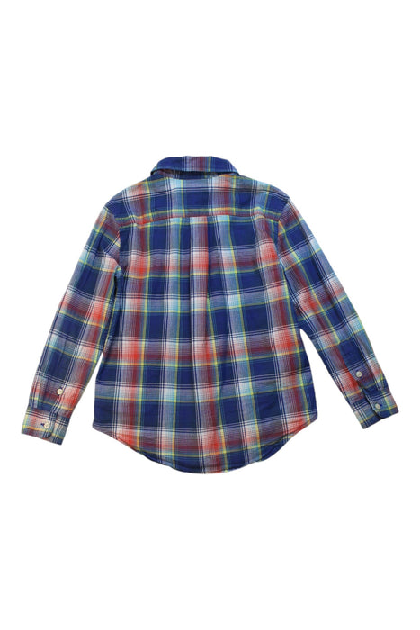 A Blue Long Sleeve Shirts from Ralph Lauren in size 5T for boy. (Back View)