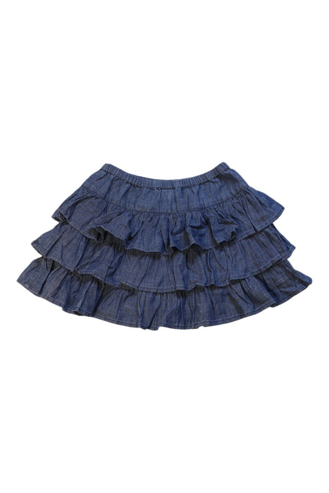 A Blue Short Skirts from Bonton in size 8Y for girl. (Back View)