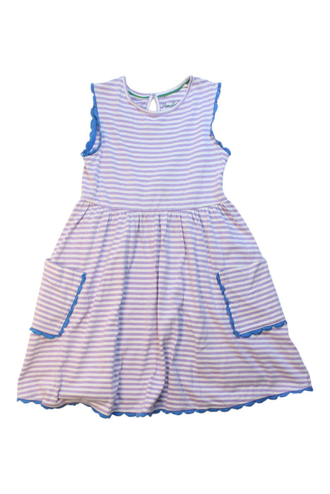 A Purple Sleeveless Dresses from Boden in size 8Y for girl. (Front View)