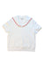 A White Short Sleeve Tops from Bora Aksu in size 7Y for girl. (Front View)