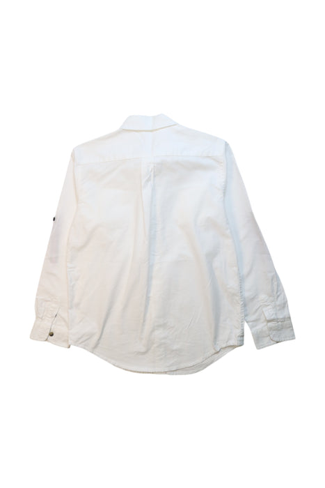 A White Long Sleeve Shirts from Janie & Jack in size 8Y for boy. (Back View)