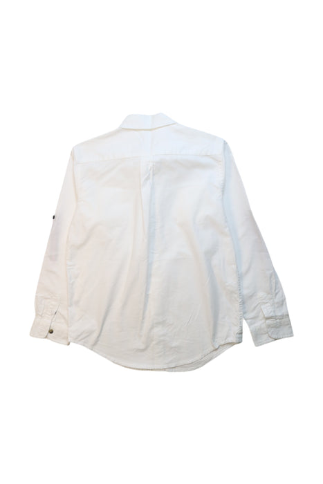 A White Long Sleeve Shirts from Janie & Jack in size 8Y for boy. (Back View)