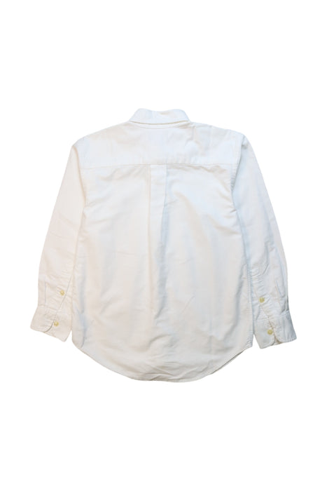 A White Long Sleeve Shirts from Ralph Lauren in size 8Y for boy. (Back View)