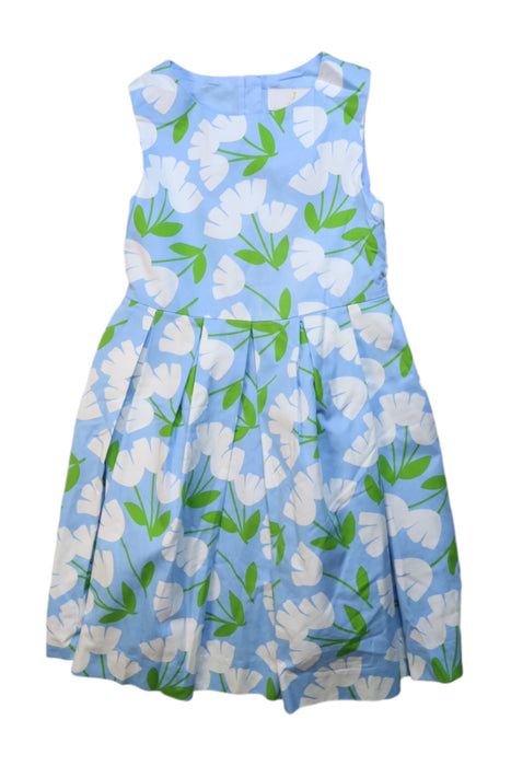 A Multicolour Sleeveless Dresses from Jacadi in size 6T for girl. (Front View)