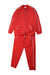 A Red Pants Sets from Seed in size 6T for boy. (Front View)