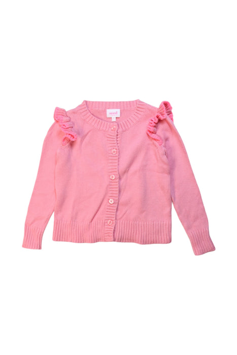 A Pink Cardigans from Seed in size 4T for girl. (Front View)