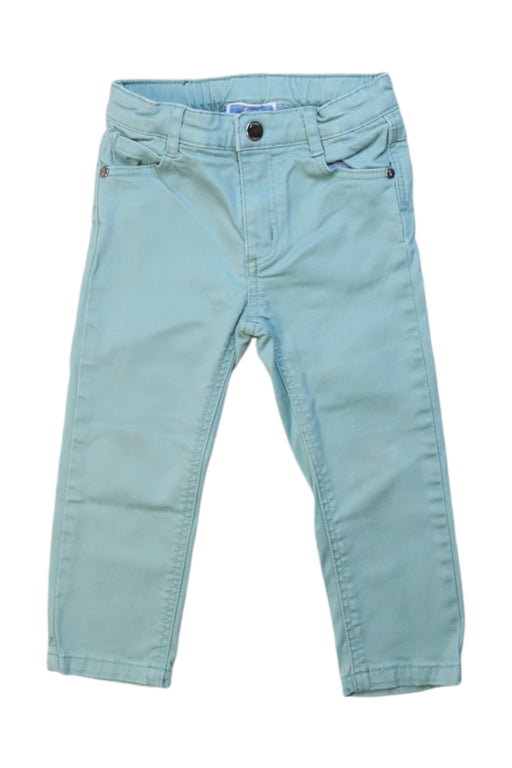 A Blue Casual Pants from Jacadi in size 18-24M for boy. (Front View)