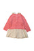 A Multicolour Long Sleeve Dresses from Absorba in size 18-24M for girl. (Back View)