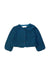 A Blue Cardigans from Paco Rabanne in size 4T for girl. (Front View)