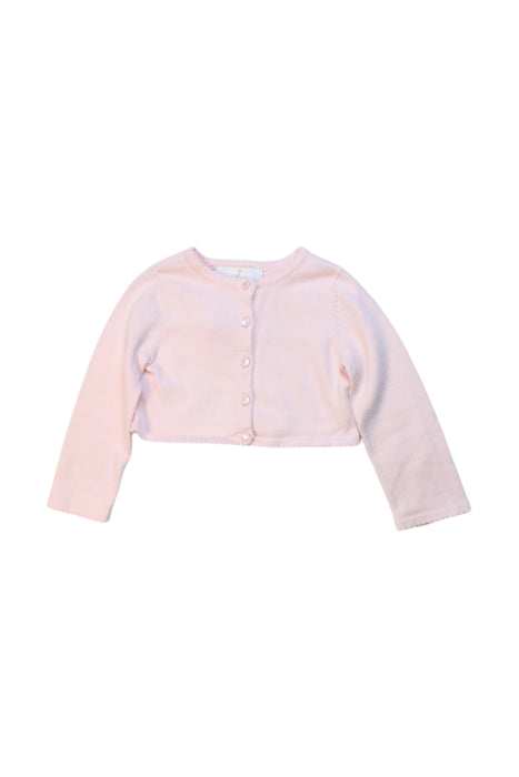 A Pink Cardigans from Jacadi in size 2T for girl. (Front View)