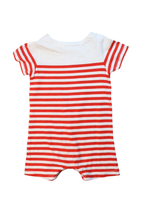 A Red Short Sleeve Rompers from Jacadi in size 12-18M for neutral. (Back View)