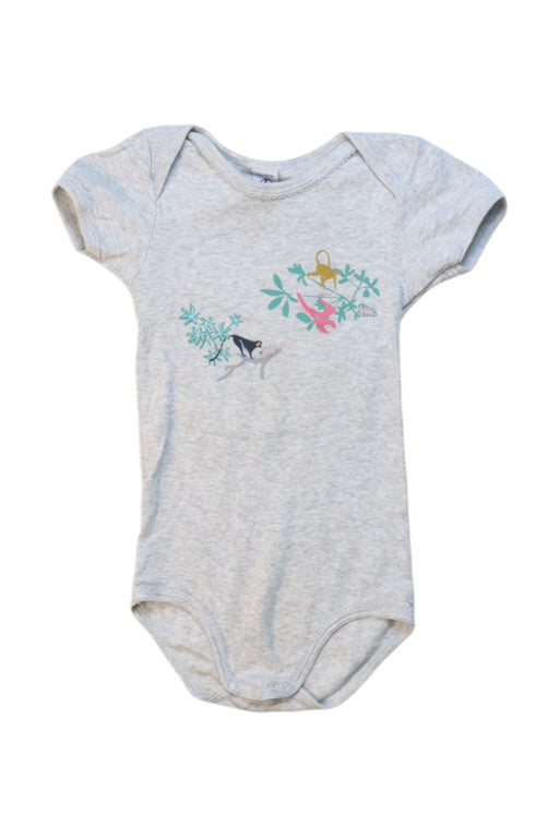 A Multicolour Short Sleeve Bodysuits from Petit Bateau in size 12-18M for girl. (Front View)