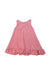 A Pink Sleeveless Dresses from Petit Bateau in size 18-24M for girl. (Back View)