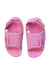 A Pink Sandals from Nike in size 4T for girl. (Back View)