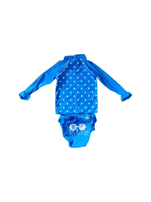 A Blue Swim Sets from Boden in size 12-18M for girl. (Back View)