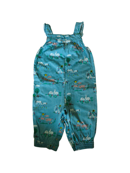 A Blue Long Overalls from Boden in size 12-18M for neutral. (Back View)