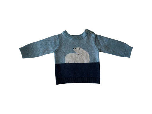 A Blue Knit Sweaters from Jacadi in size 6-12M for neutral. (Front View)
