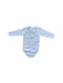 A White Long Sleeve Bodysuits from Bonpoint in size 6-12M for neutral. (Front View)