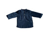 A Blue Long Sleeve Shirts from Bonton in size 6-12M for neutral. (Front View)