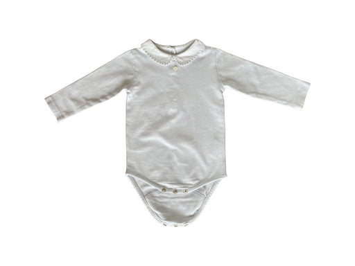 A White Long Sleeve Bodysuits from Tartine et Chocolat in size 6-12M for neutral. (Front View)